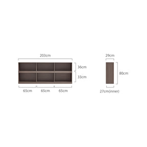 Horatio Bookcase/Bookshelf/Cabinet Display Shelf & Storage Multiple Color