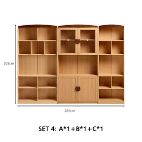 Alexis Bookcase Modular Display Shelf & Storage Multiple Size