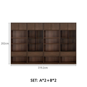 Brooke Floor-standing Bookcase Modular Display Shelf & Storage Multiple Size