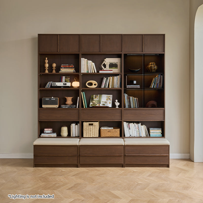 Brooke Floor-standing Bookcase Modular Display Shelf & Storage With Seat/Drawer Multiple Size
