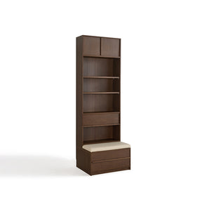 Brooke Floor-standing Bookcase Modular Display Shelf & Storage With Seat/Drawer Multiple Size