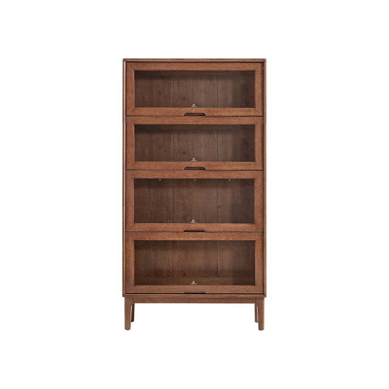 Angela 0.6m/0.8m Rubberwood Flip-door Bookcase Bookshelf/Storage Rack Multiple Color