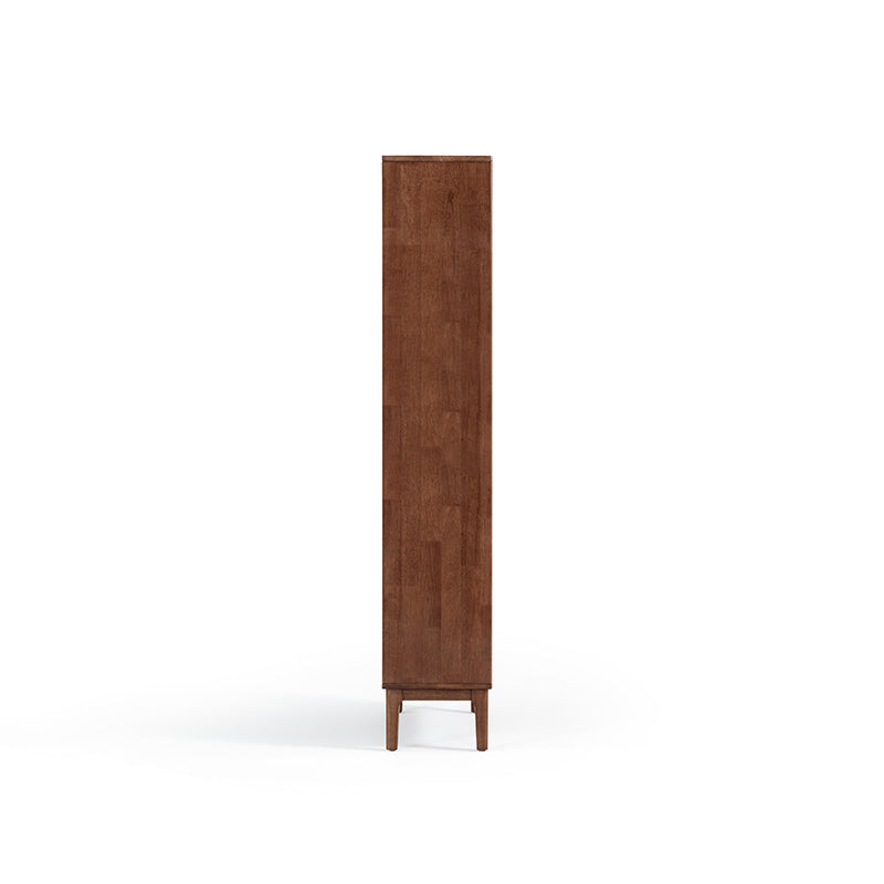 Angela 0.6m/0.8m Rubberwood Flip-door Bookcase Bookshelf/Storage Rack Multiple Color