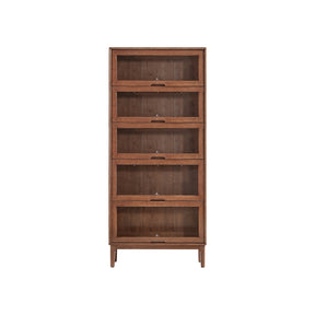 Angela 0.6m/0.8m Rubberwood Flip-door Bookcase Bookshelf/Storage Rack Multiple Color