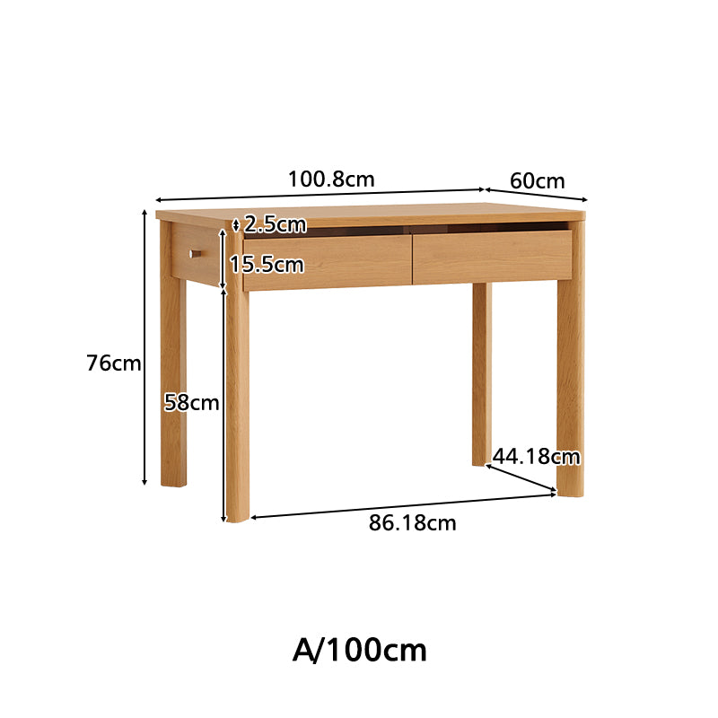 Fergus 80cm/100cm/120cm Single Study/Office Desk/Table Set With Drawer/Bookcase/Chair For Study Room
