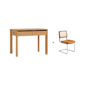 Fergus 80cm/100cm/120cm Single Study/Office Desk/Table Set With Drawer/Bookcase/Chair For Study Room