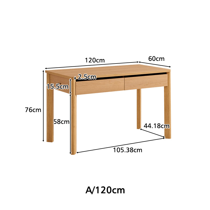 Fergus 80cm/100cm/120cm Single Study/Office Desk/Table Set With Drawer/Bookcase/Chair For Study Room