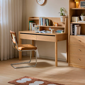 Fergus 80cm/100cm/120cm Single Study/Office Desk/Table Set With Drawer/Bookcase/Chair For Study Room