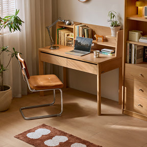 Fergus 80cm/100cm/120cm Single Study/Office Desk/Table Set With Drawer/Bookcase/Chair For Study Room