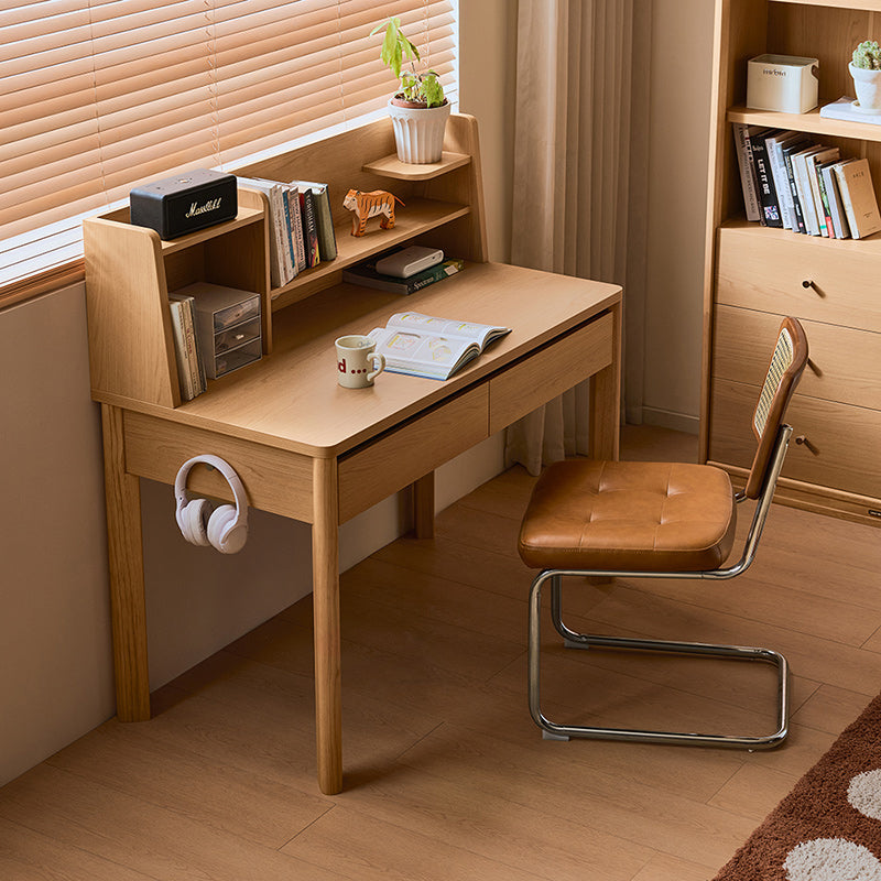 Fergus 80cm/100cm/120cm Single Study/Office Desk/Table Set With Drawer/Bookcase/Chair For Study Room