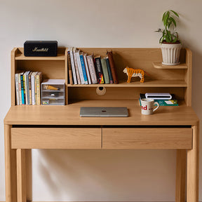 Fergus 80cm/100cm/120cm Single Study/Office Desk/Table Set With Drawer/Bookcase/Chair For Study Room