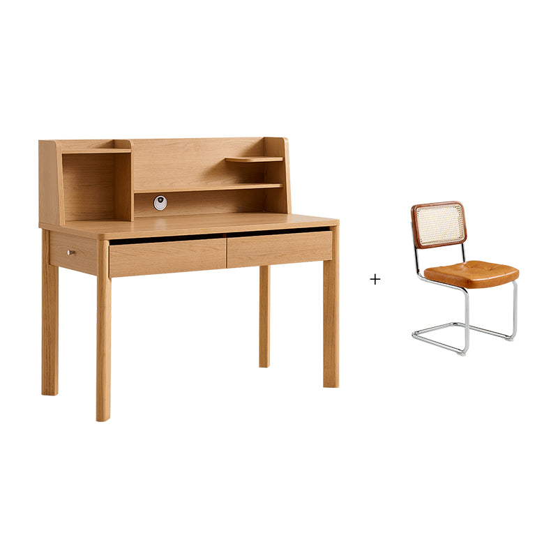 Fergus 80cm/100cm/120cm Single Study/Office Desk/Table Set With Drawer/Bookcase/Chair For Study Room