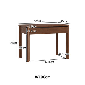Fergus 80cm/100cm/120cm Single Study/Office Desk/Table Set With Drawer/Bookcase/Chair For Study Room