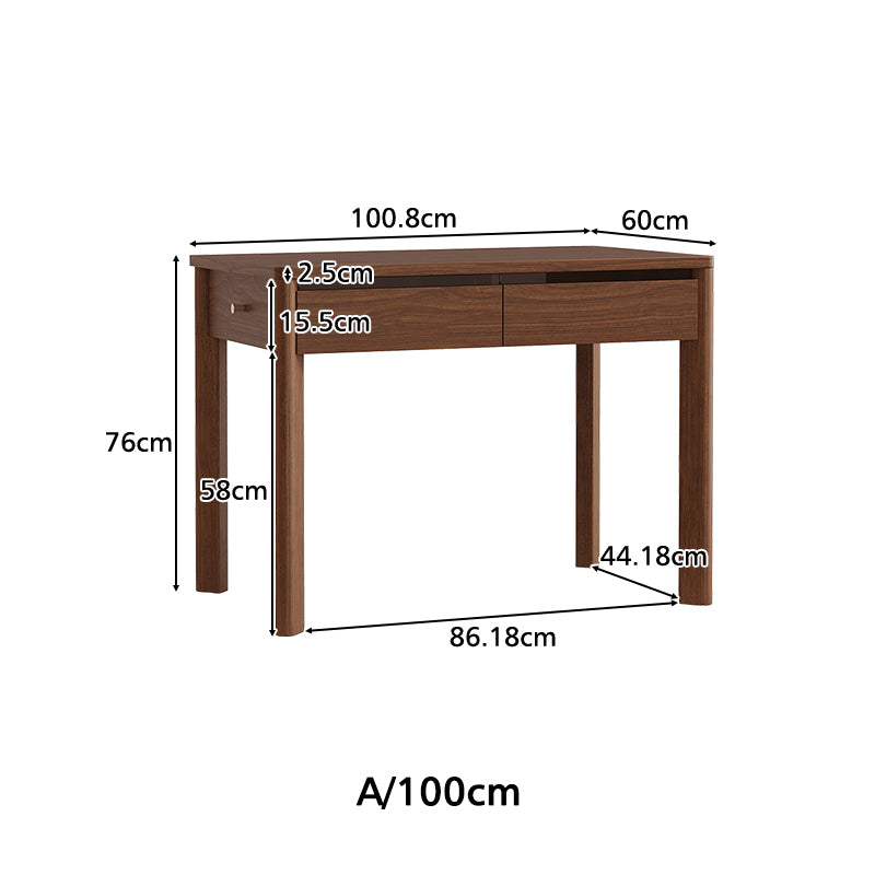 Fergus 80cm/100cm/120cm Single Study/Office Desk/Table Set With Drawer/Bookcase/Chair For Study Room