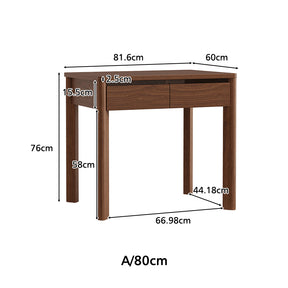 Fergus 80cm/100cm/120cm Single Study/Office Desk/Table Set With Drawer/Bookcase/Chair For Study Room