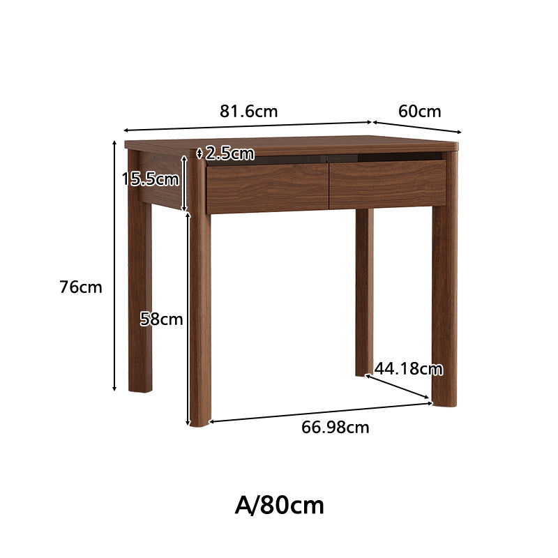 Fergus 80cm/100cm/120cm Single Study/Office Desk/Table Set With Drawer/Bookcase/Chair For Study Room