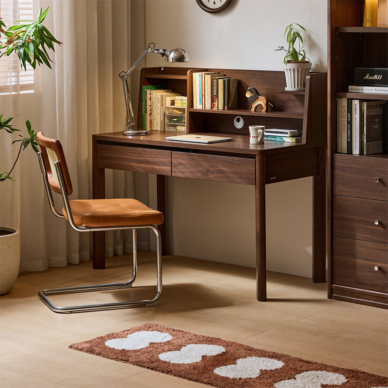 Fergus 80cm/100cm/120cm Single Study/Office Desk/Table Set With Drawer/Bookcase/Chair For Study Room