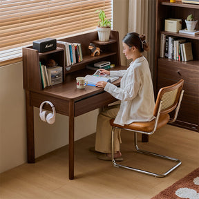 Fergus 80cm/100cm/120cm Single Study/Office Desk/Table Set With Drawer/Bookcase/Chair For Study Room