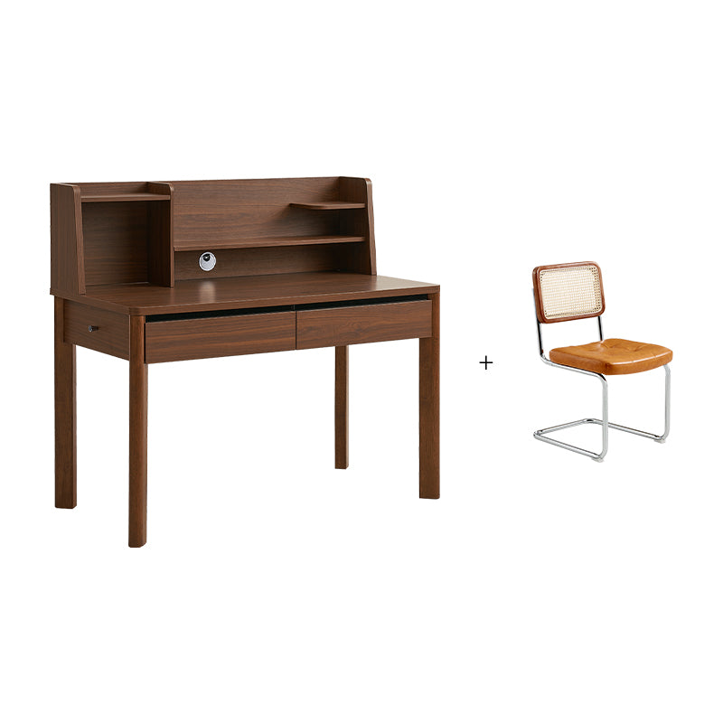 Fergus 80cm/100cm/120cm Single Study/Office Desk/Table Set With Drawer/Bookcase/Chair For Study Room