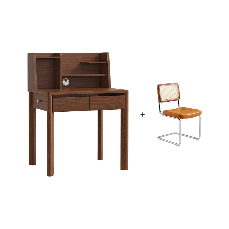 Fergus 80cm/100cm/120cm Single Study/Office Desk/Table Set With Drawer/Bookcase/Chair For Study Room