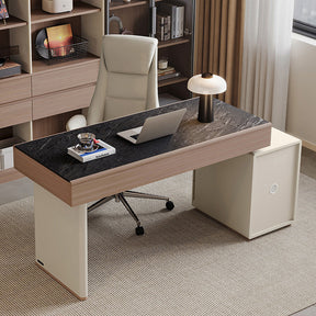 Jerome 120cm/140cm Office Desk/Computer Table Set With Drawer/Ceramic