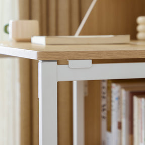 Magnus 83cm Iron Leg Folding Study Desk/Computer Table With Storage