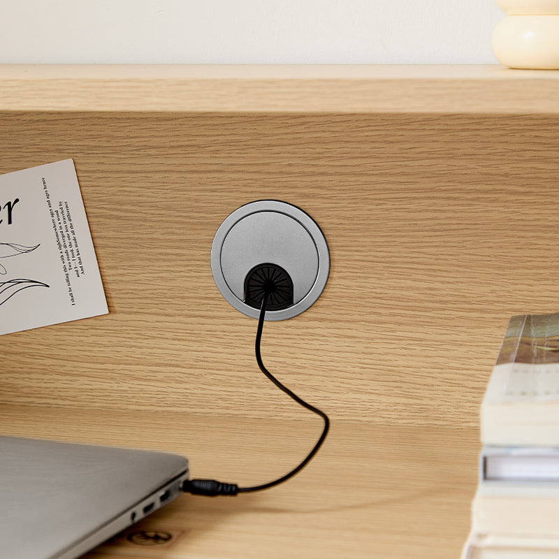 Magnus 83cm Iron Leg Folding Study Desk/Computer Table With Storage