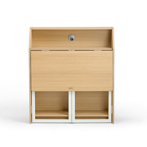 Magnus 83cm Iron Leg Folding Study Desk/Computer Table With Storage