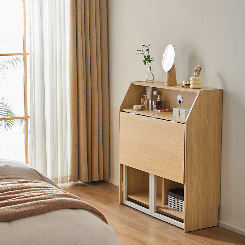 Magnus 83cm Iron Leg Folding Study Desk/Computer Table With Storage