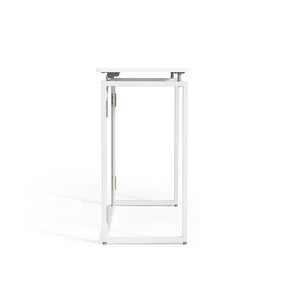 Malachi 80cm/100cm Iron Frame Folding Study Desk/Computer Table Multiple Color
