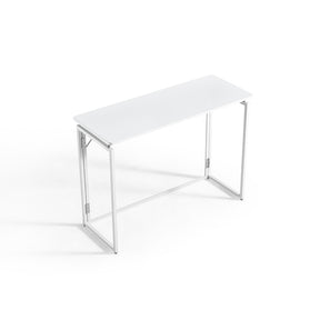 Malachi 80cm/100cm Iron Frame Folding Study Desk/Computer Table Multiple Color