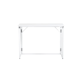Malachi 80cm/100cm Iron Frame Folding Study Desk/Computer Table Multiple Color