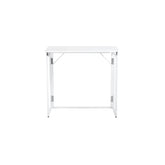 Malachi 80cm/100cm Iron Frame Folding Study Desk/Computer Table Multiple Color