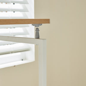 Malachi 80cm/100cm Iron Frame Folding Study Desk/Computer Table Multiple Color