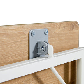 Malachi 80cm/100cm Iron Frame Folding Study Desk/Computer Table Multiple Color