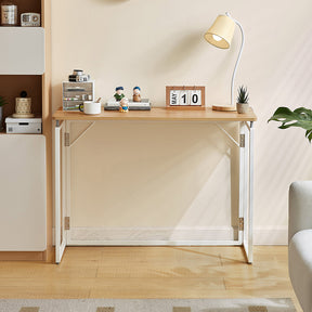 Malachi 80cm/100cm Iron Frame Folding Study Desk/Computer Table Multiple Color