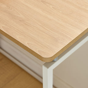 Malachi 80cm/100cm Iron Frame Folding Study Desk/Computer Table Multiple Color