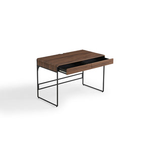 Unity 115cm Single Office Desk/Computer Table With Drawer Walnut Color