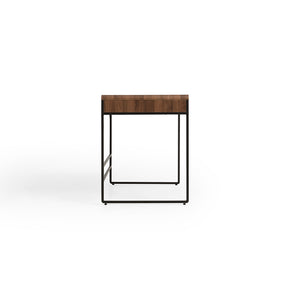 Unity 115cm Single Office Desk/Computer Table With Drawer Walnut Color