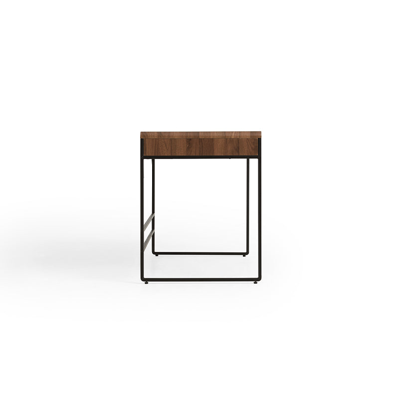 Unity 115cm Single Office Desk/Computer Table With Drawer Walnut Color