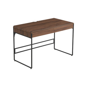 Unity 115cm Single Office Desk/Computer Table With Drawer Walnut Color