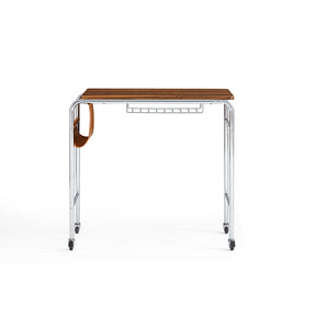Thomasin 76cm Mobile Iron Leg Study Desk/Computer Table With Storage