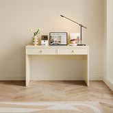 Nathaniel Single Office Desk/Computer Table Set With Drawer/Chair White