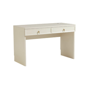 Nathaniel Single Office Desk/Computer Table Set With Drawer/Chair White