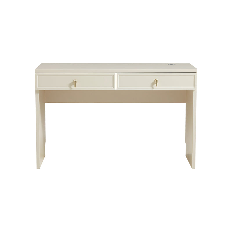 Nathaniel Single Office Desk/Computer Table Set With Drawer/Chair White