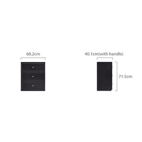 Jeffrey Single/Double Office Desk/Computer Table Set With Drawer/Chair Black