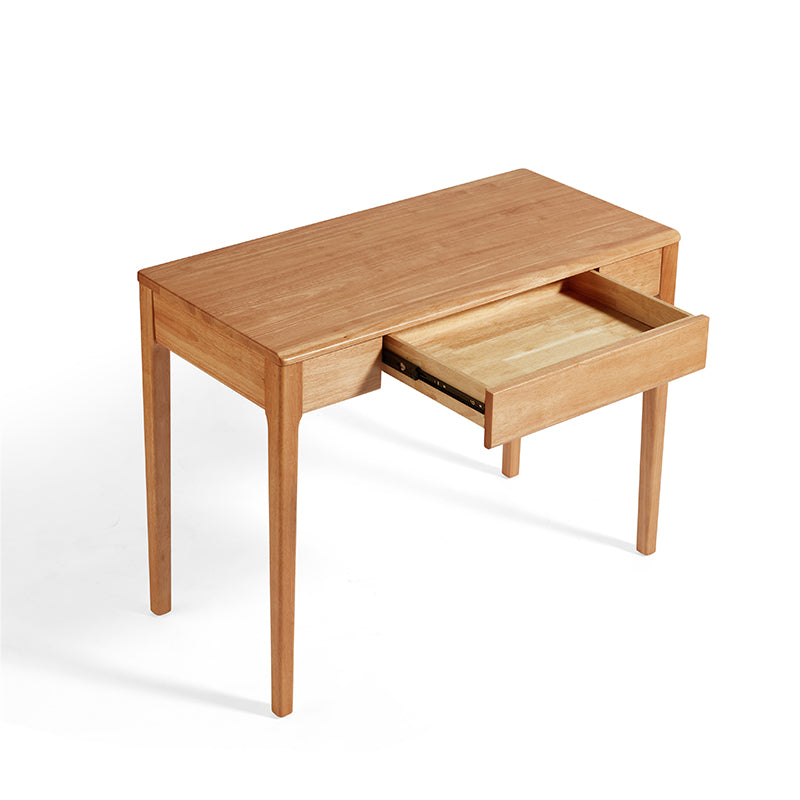 Jerry Classic Design Rubberwood Study Desk with Cabinet/Chair 0.8m/1.0m