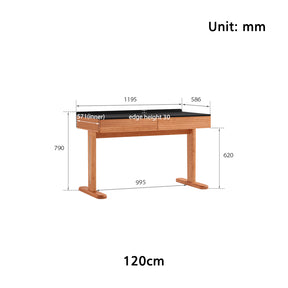 Cathy 1.2m/1.4m Classic Design Study Desk with Drawers/Chair