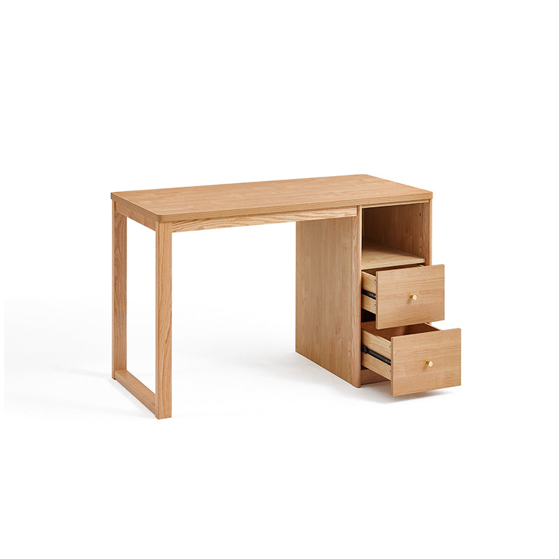 Andrea 1.2m FAS-Graded Solid Oak Wood Study Desk/Table With Drawer