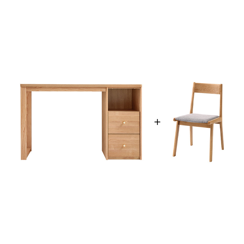Andrea 1.2m FAS-Graded Solid Oak Wood Study Desk/Table With Drawer